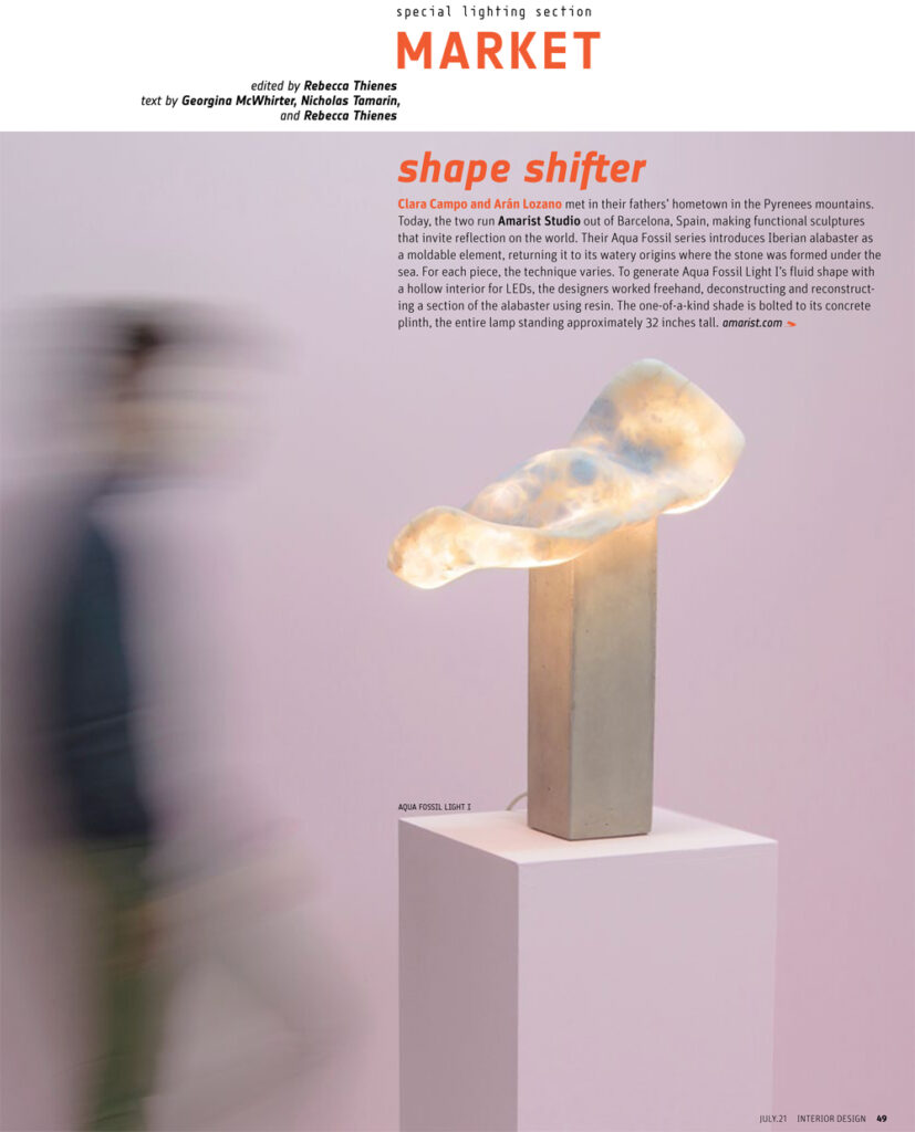 Amarist feature in Interior Design Magazine