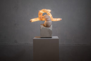 Alabaster light sculpture Amarist