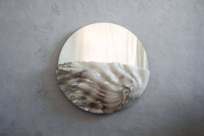 Alabaster Mirror by Amarist Studio