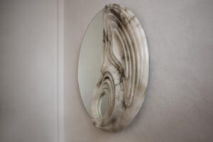 Alabaster mirror by Amarist Studio