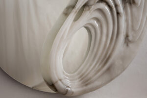 Alabaster mirror by Amarist Studio