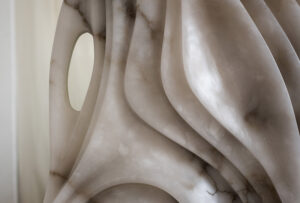 Alabaster mirror by Amarist Studio