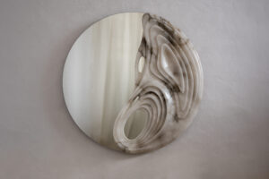 Alabaster mirror by Amarist Studio