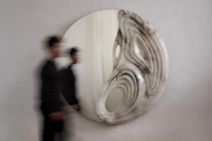Alabaster mirror by Amarist Studio
