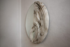 Alabaster mirror by Amarist Studio