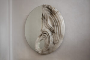 Alabaster mirror by Amarist Studio