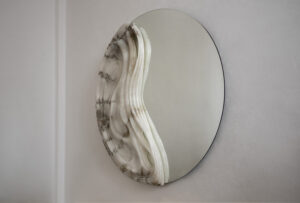 Alabaster mirror by Amarist Studio