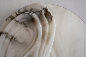 Alabaster mirror by Amarist Studio