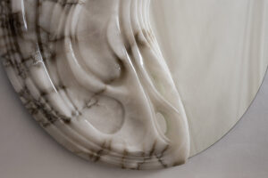 Alabaster mirror by Amarist Studio