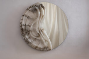 Alabaster mirror by Amarist Studio