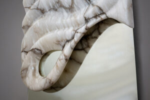 alabaster mirror by Amarist studio