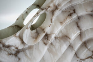 alabaster mirror by Amarist studio