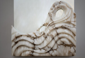 alabaster mirror by Amarist studio