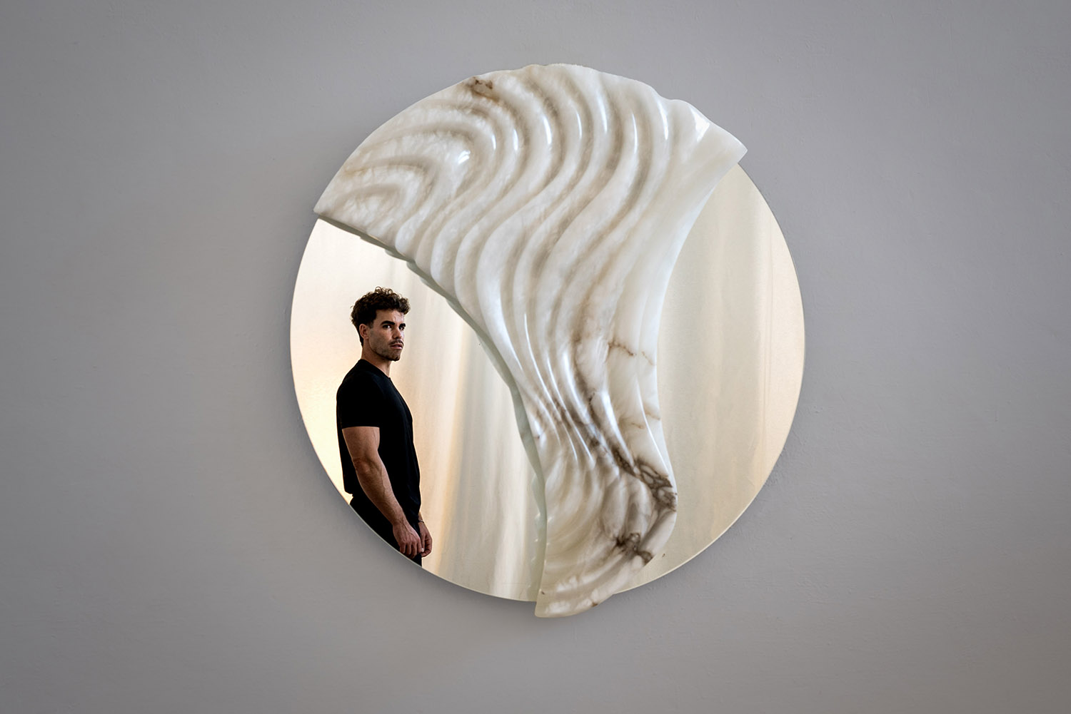 Alabaster Mirror by Amarist